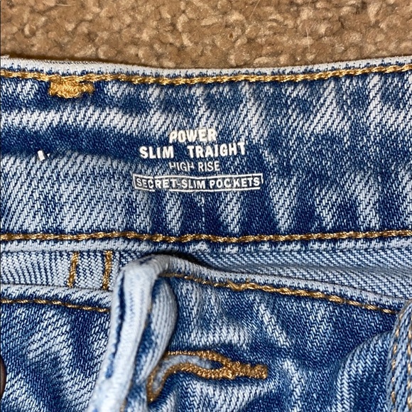 Power Slim Straight High Rise Jean - Picture 3 of 3